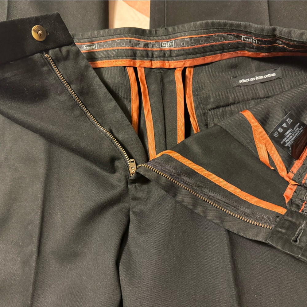 ✨ Haggar Men’s Black Uniform Pants - Picture 7 of 8